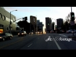 Car POV on Ramp of Hollywood Freeway 101 early Evening in  Los A 2656